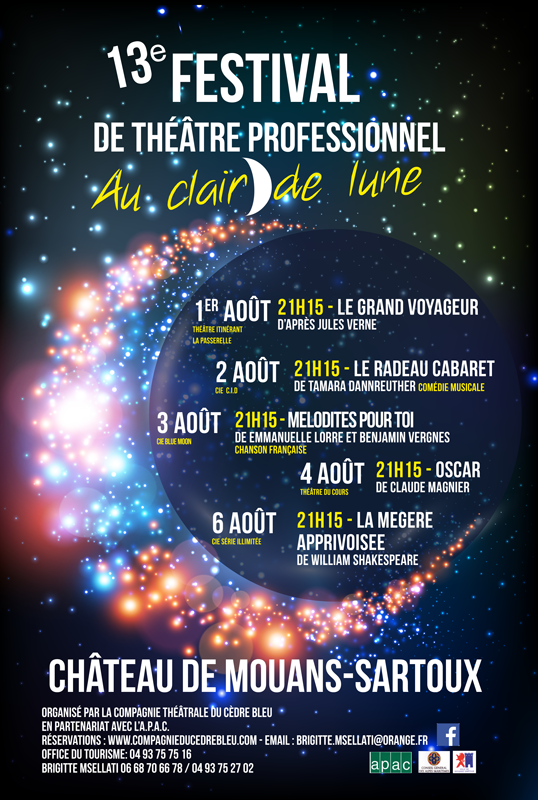 Affiche du théâtre professionnel